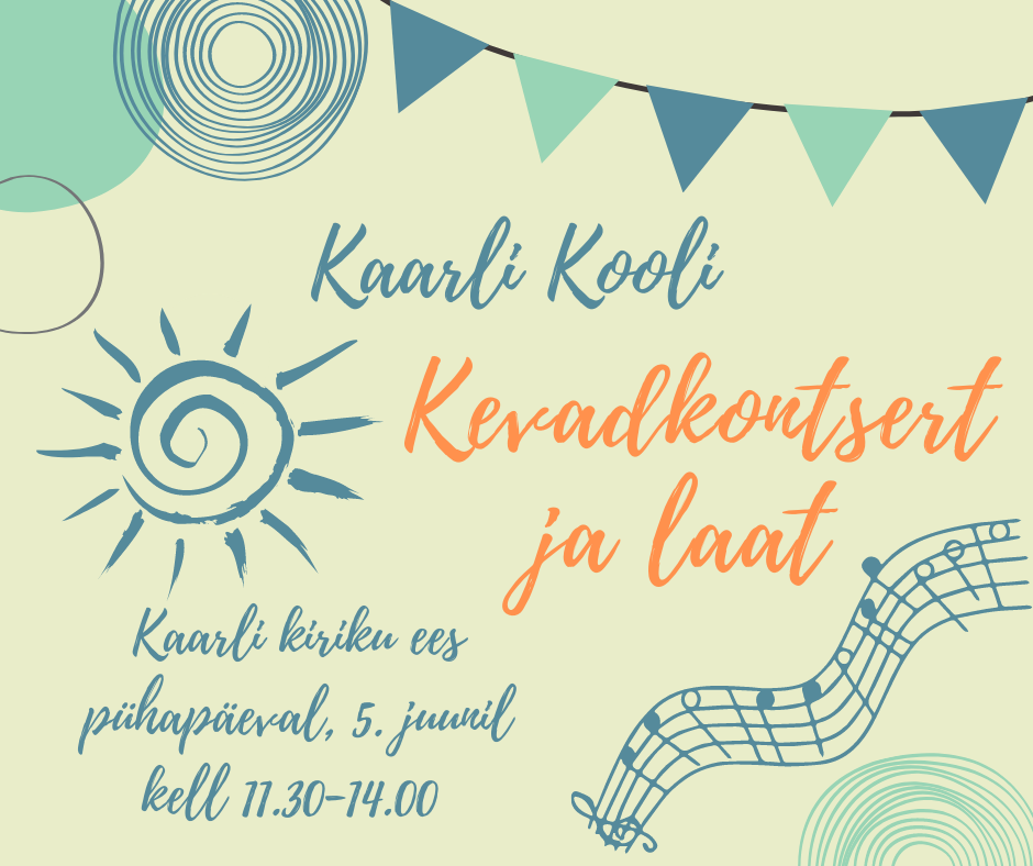 Kaarli Kooli kevadkontsert ja laat