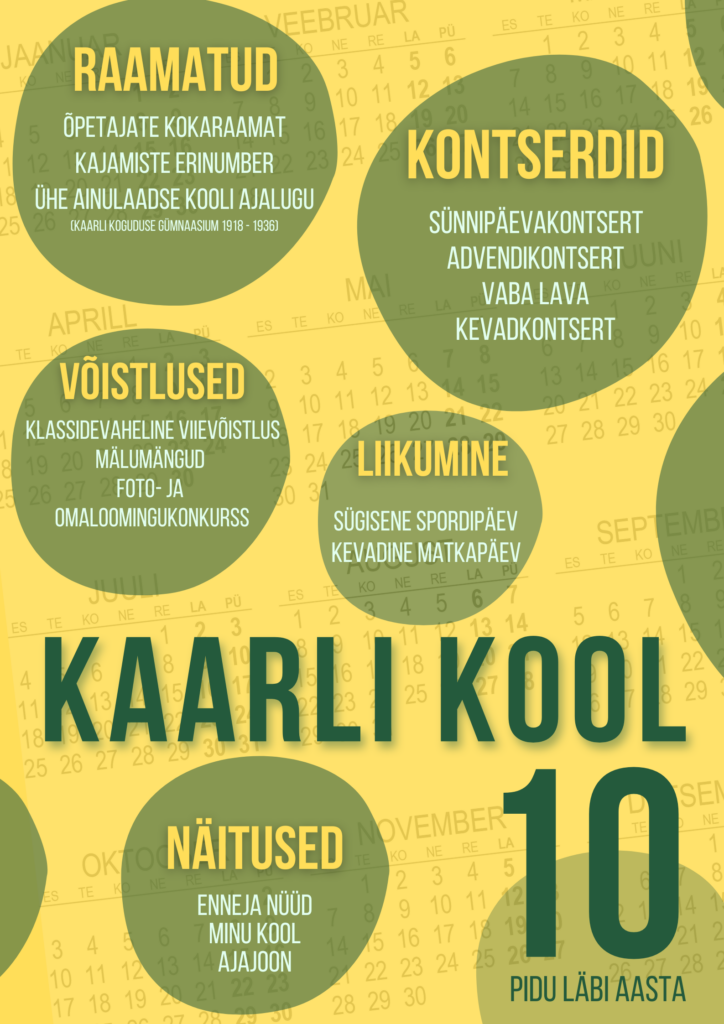Kaarli Kool saab 10.aastaseks Kaarli Kool saab 10.aastaseks