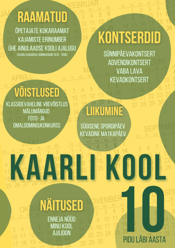 Kaarli Kool saab 10.aastaseks