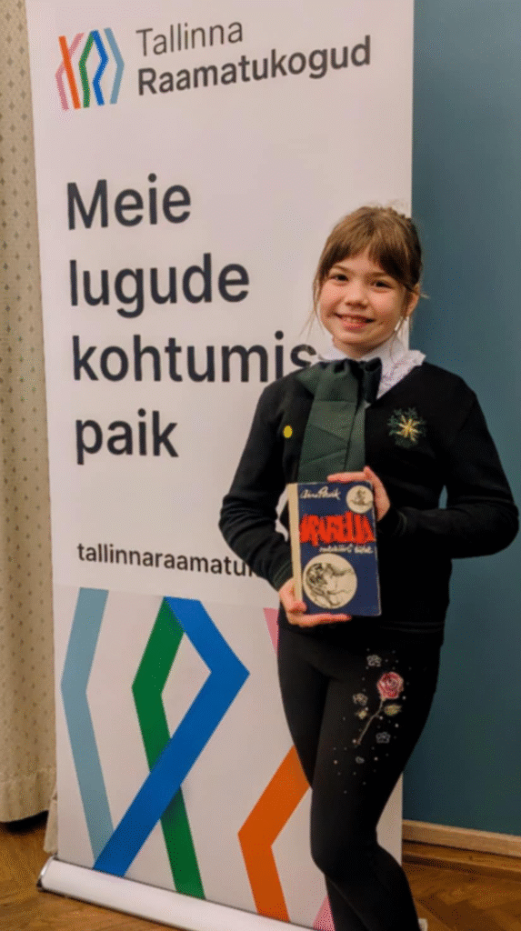 Doora-Lea Põder saavutas ettelugemise päeval "Kallim kullast" I koha Doora-Lea Põder saavutas ettelugemise päeval "Kallim kullast" I koha