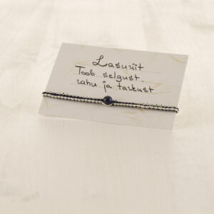 Käepael poolvääriskiviga - lasuriit