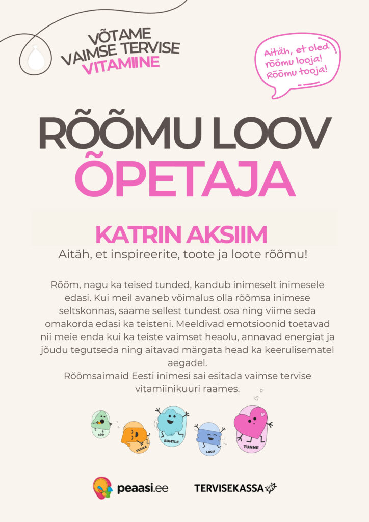 Katrin Aksiim sai Peaasi.ee tunnustuse